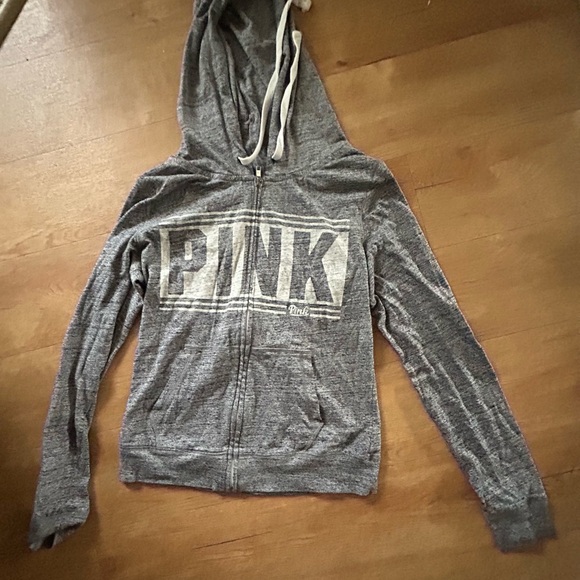 Ladies, Victoria Secret “Pink Hoodie” Zip up with pockets & adjustable straps. - Picture 2 of 6